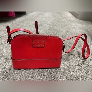 NWOT Kate Spade Wellesley Hanna Crossbody Bag, Cherry Red